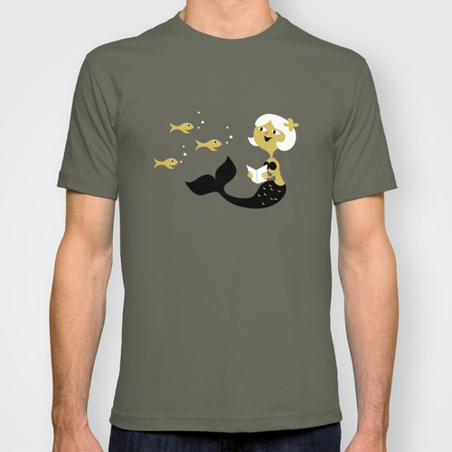 Reading Mermaid Shirt